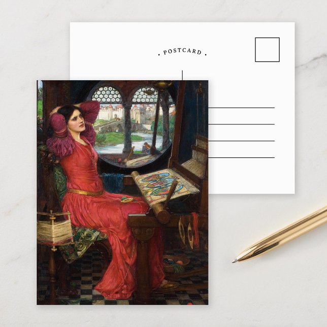 Shalottladyn | John William Waterhouse Vykort (Skapare uppladdad)