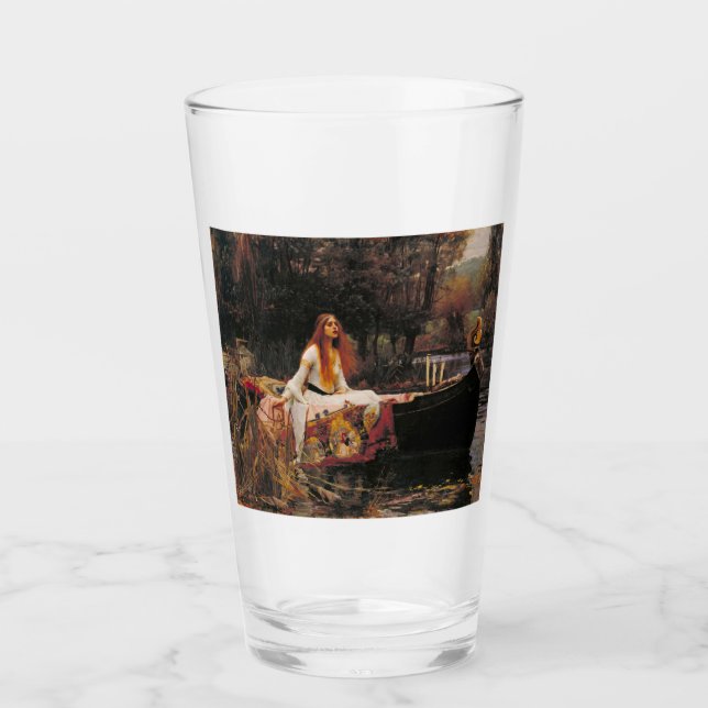 Shalottladyn (Medeltida skönhet) Glaskopp (Framsida)