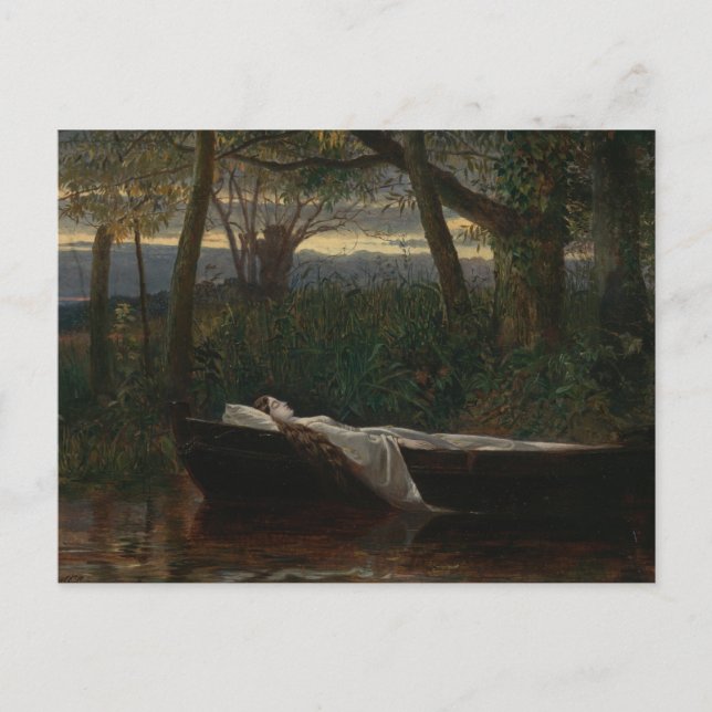 Shalotts dam | Walter Crane Vykort (Framsida)