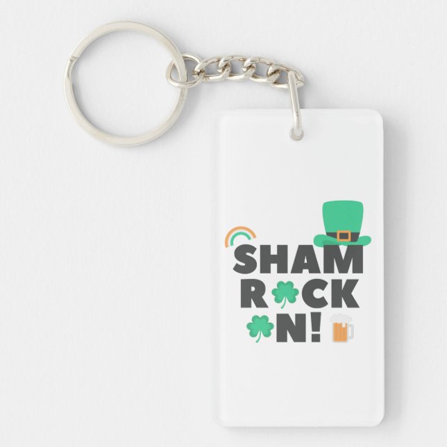 " SHAM STEN N! " DUBBLA SIED ACRYLIC KEYCHAIN (Framsidan)