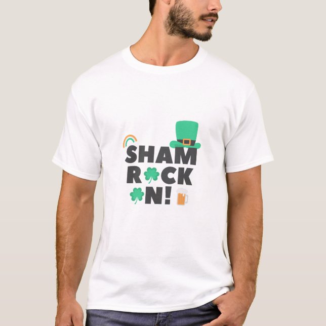 "SHAM STEN N! " MANAR-SHIRT T SHIRT (Framsida)