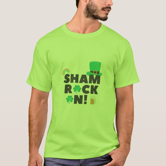 "SHAM STEN N! " MANAR-SHIRT T SHIRT (Framsida)