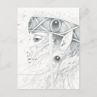 Shaman angel Guide Vykort