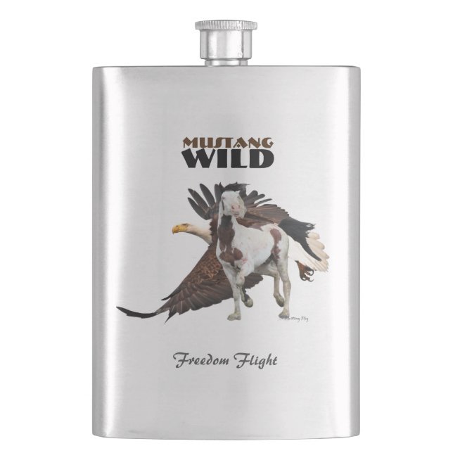 Shaman & Eagle Beverage Flask  Fickplunta (Framsidan)