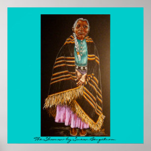 Shaman~en av Susan Bergstrom Poster