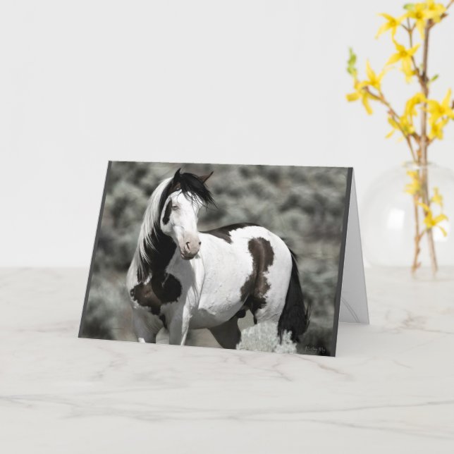 Shaman Foleting Card Kort (Gul blomma)