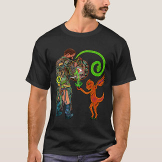 Shaman i andesfärerna (den deluxe manar) t-shirt