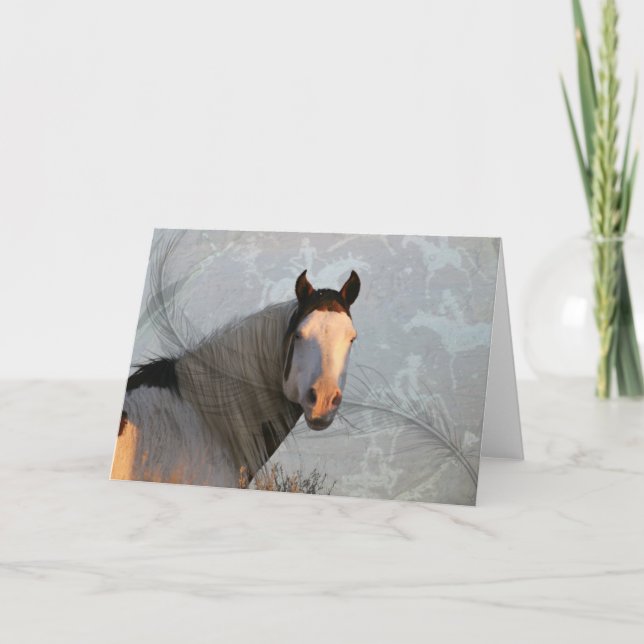 Shaman Petroglyphs & Feather WildCards Tack Kort (Framsida)