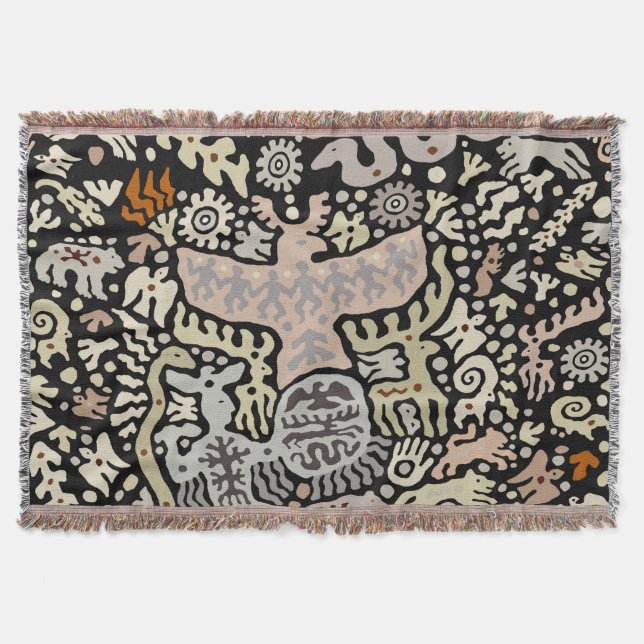 Shaman Peyote Ritual Filt (Framsidan)