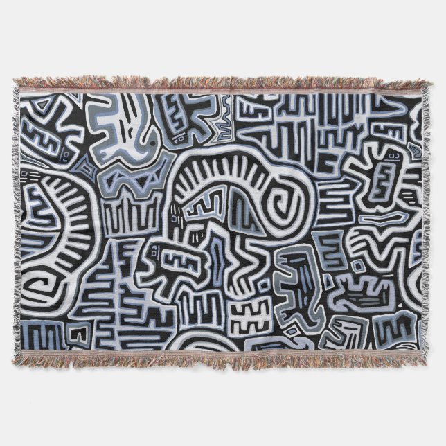 Shaman Peyote Ritual Mola Filt (Framsidan)