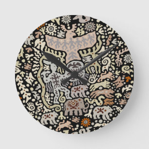 Shaman Peyote Ritual Rund Klocka