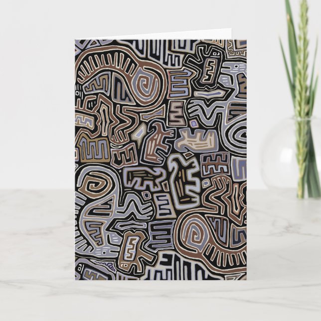 Shaman Peyote Serpent Ritual Spirits Kort (Framsida)