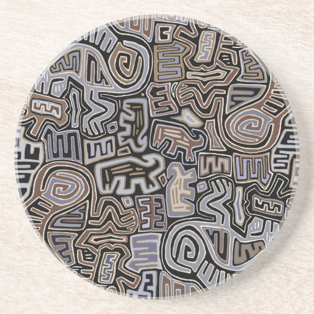 Shaman Peyote Serpent Ritual Spirits Underlägg (Framsidan)