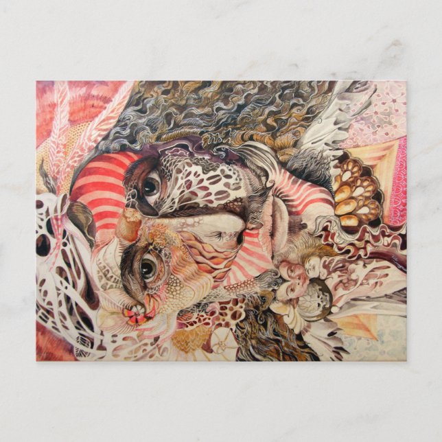 SHAMAN PORTRÄTT VYKORT (Framsida)