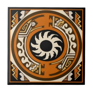 Shaman Rainbow Spirits Tile Kakelplatta