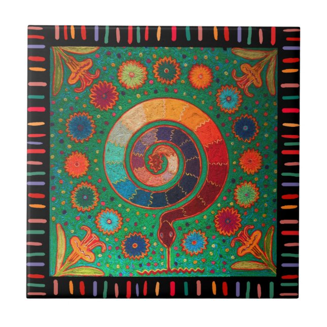 Shaman Snake Spirits Kakelplatta (Framsidan)