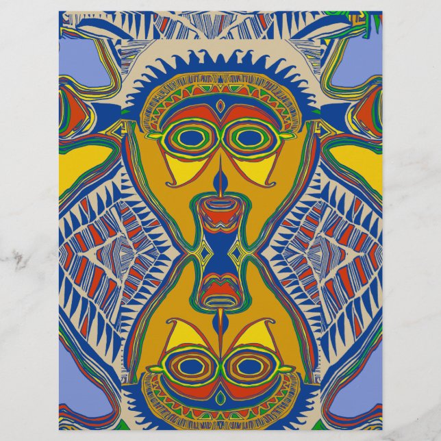 Shaman Tribal Mask (Framsida)
