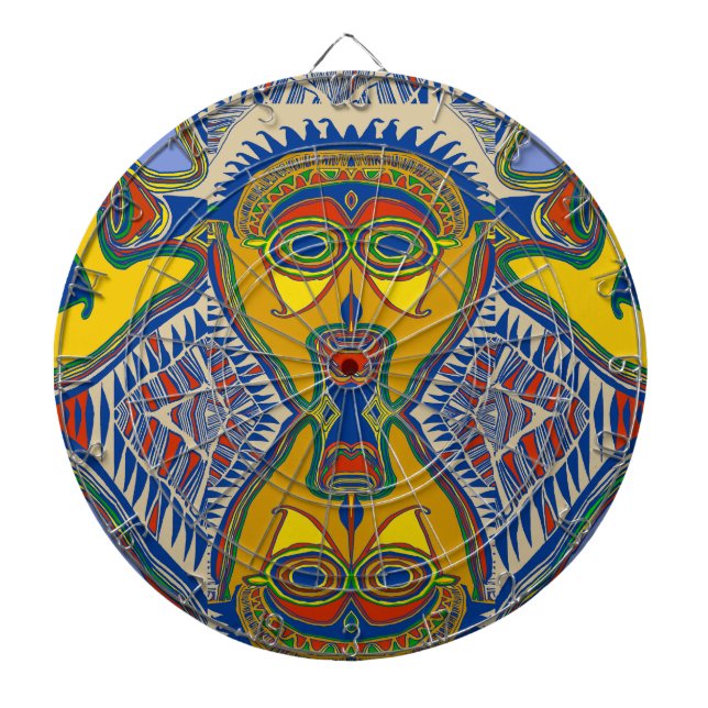 Shaman Tribal Mask Darttavla (Framsidan)