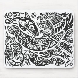 Shaman, Whale & Thunderbird Haida art Musmatta