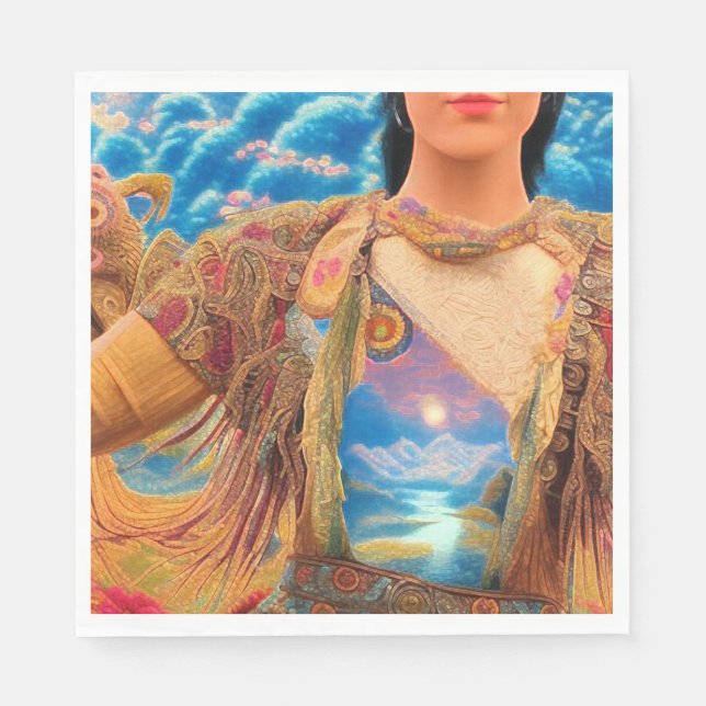 Shaman Woman Pappersservett (Framsidan)