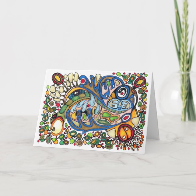 Shamanande: Viskningen av anden uttrycker (VÄSTER) Kort (Framsida)