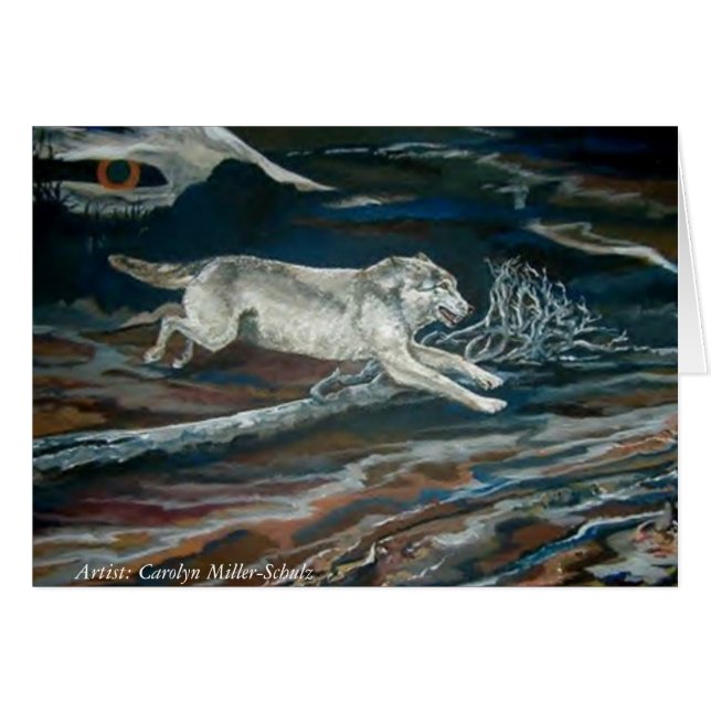 Shamanappeller Hälsningskort (Framsidan Horizontal)