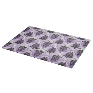 Shamanic Sea Turtles Mönster - violett