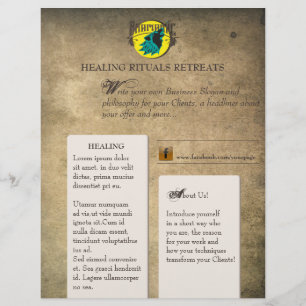 SHAMANISK - Folder Reklamblad