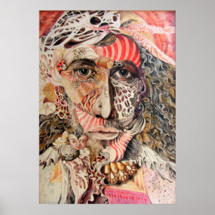 Shamanporträtt Poster