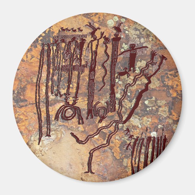 Shamans och andar magnet (Framsidan)