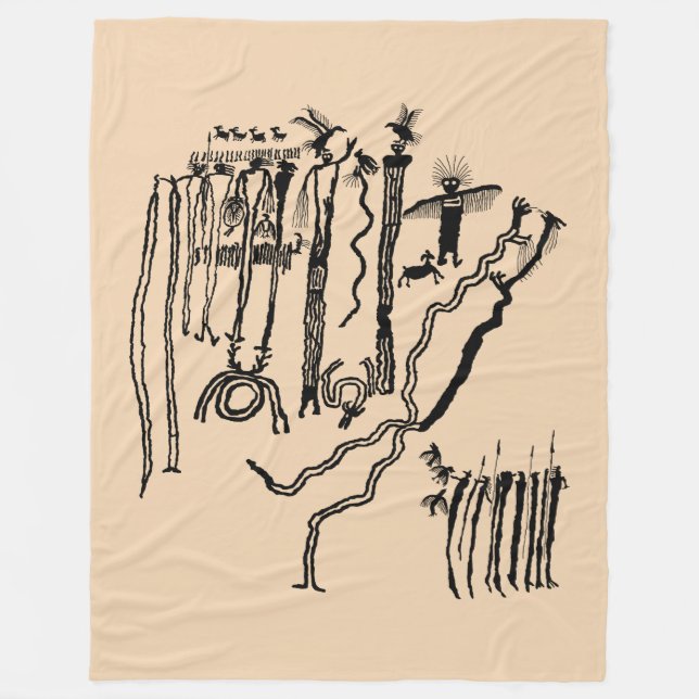 Shamans Panel Fleecefilt (Framsidan)