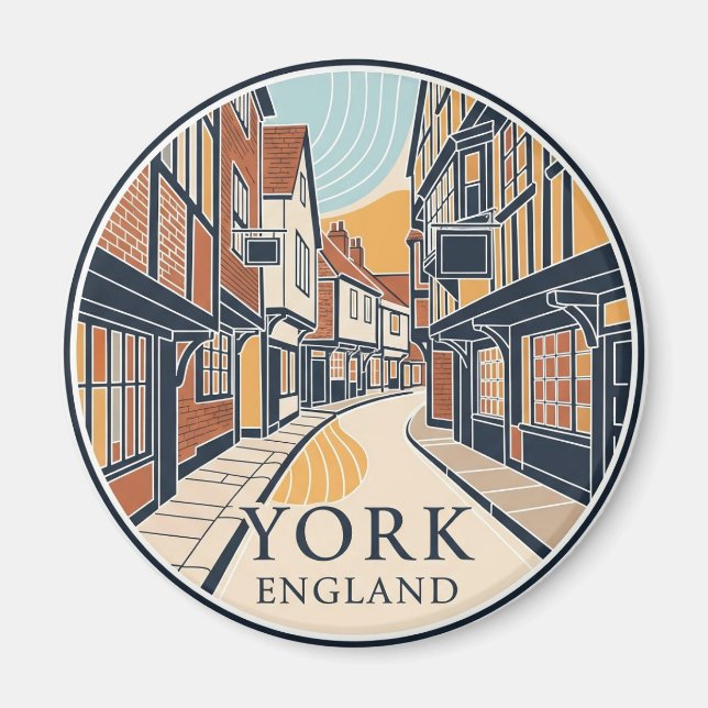 Shambles i York England Magnet (Framsidan)