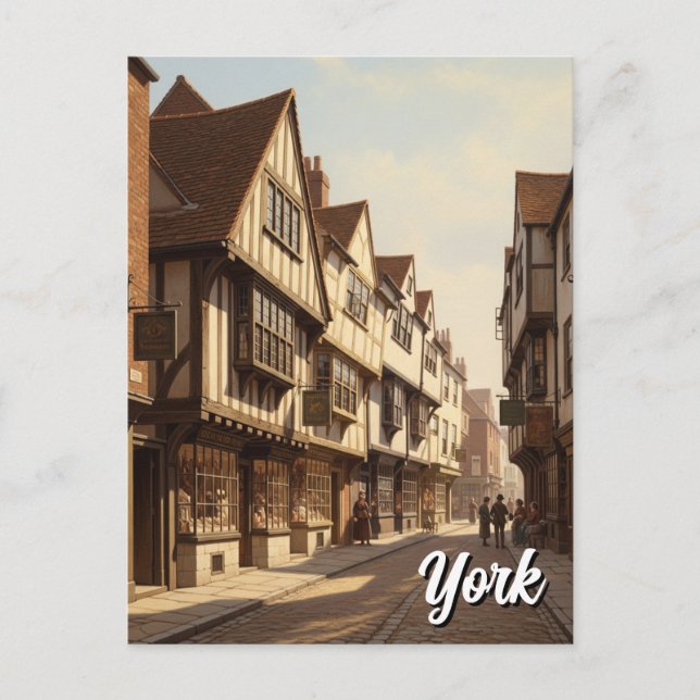 Shambles i York England Vykort (Framsida)