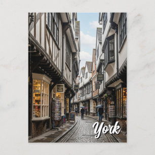 Shambles i York England Vykort