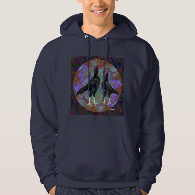 Shamo:  Svarten parar Hoodie (Framsida)