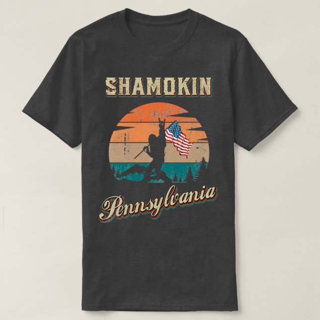 Shamokin Pennsylvania T Shirt (Design framsida)