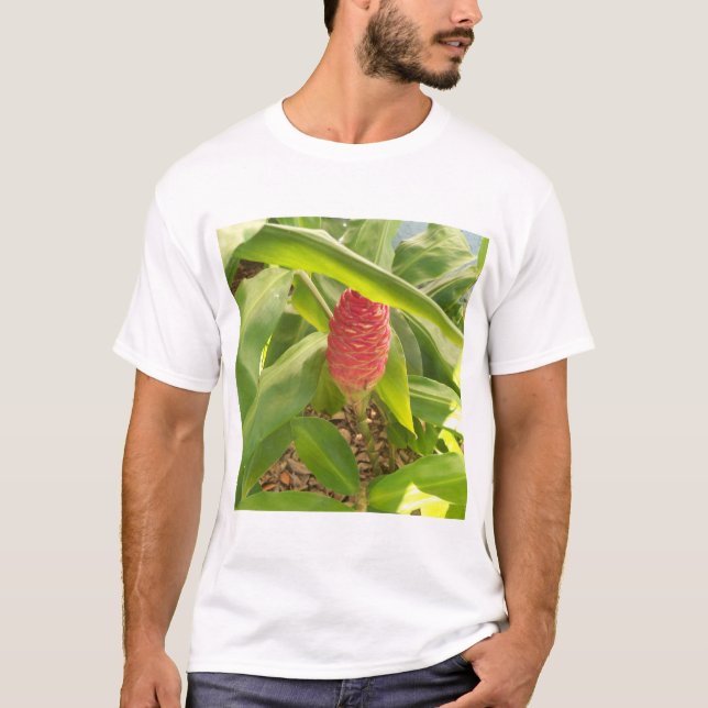 Shampoo Ginger-blomma T Shirt (Framsida)