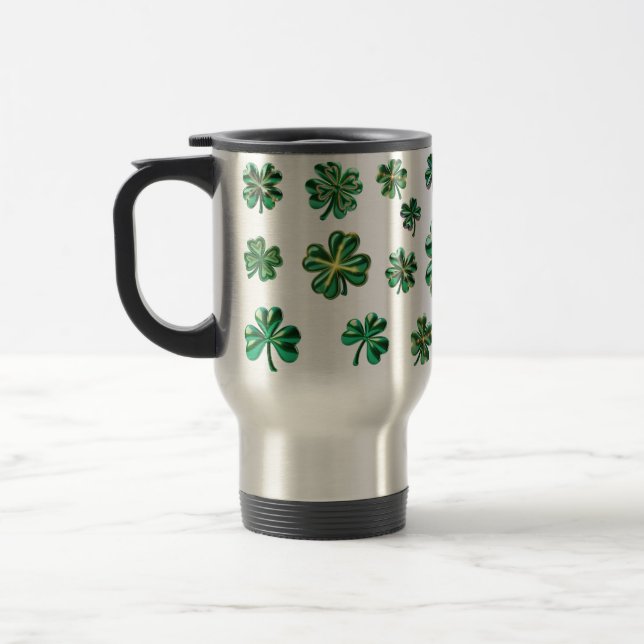 Shamrock 3D Klöver Lövs Lucky Resemugg (Vänster)