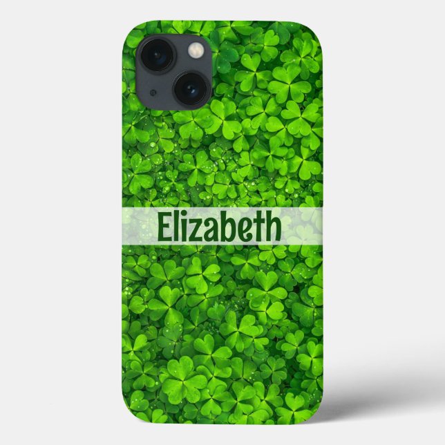 Shamrock Add Namn Fodral-Mate iphone case (Baksida)