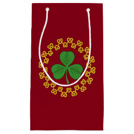 Shamrock and Knotwork on Red