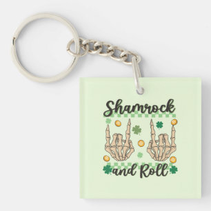 Shamrock and Roll Hand Skeleton