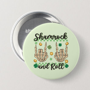 Shamrock and Roll Hand Skeleton Knapp