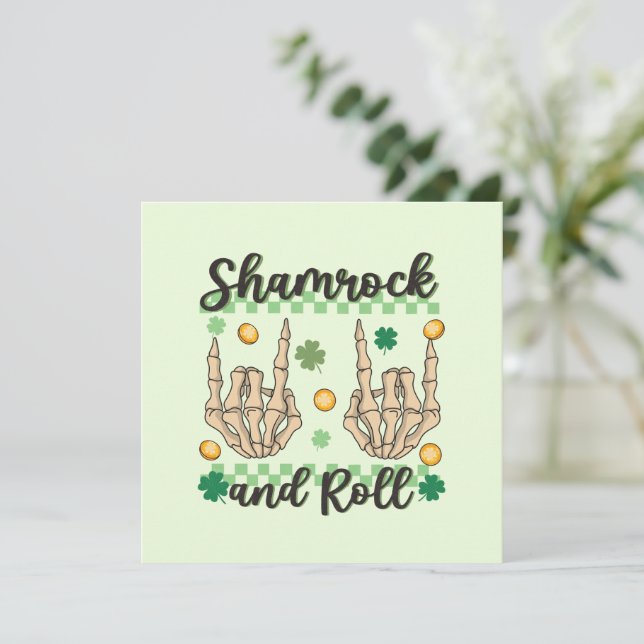 Shamrock and Roll - Skeleton Hand (Stående Fram)