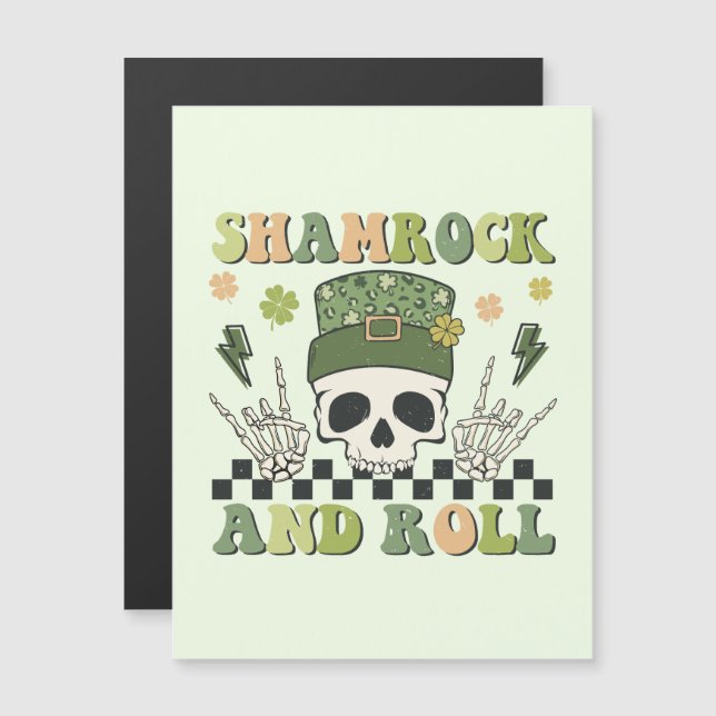 Shamrock and Roll - Skeleton Klöver (Fram/baksida)