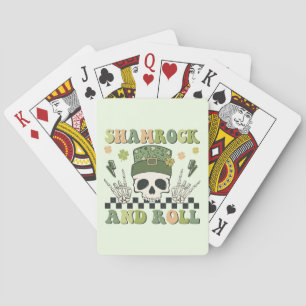 Shamrock and Roll - Skeleton Klöver Casinokort