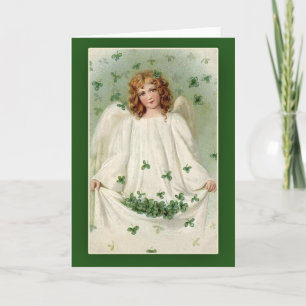 Shamrock Angel St. Patrick-dagskort Kort