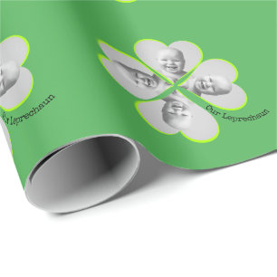 Shamrock Anpassningsbar Photo Presentpapper