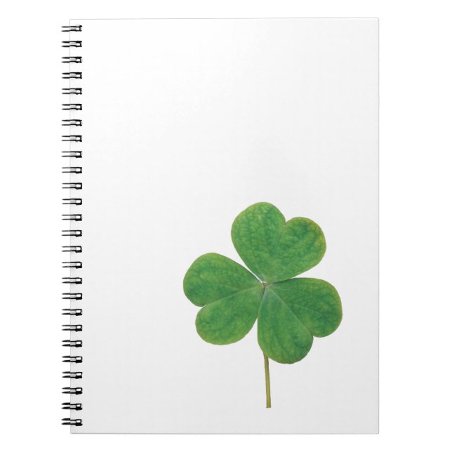 Shamrock Anteckningsbok Med Spiral (Framsidan)