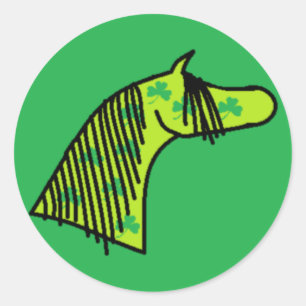 Shamrock Arabian Runt Klistermärke