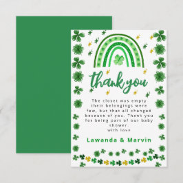 Shamrock | Babyskor Tack Kort